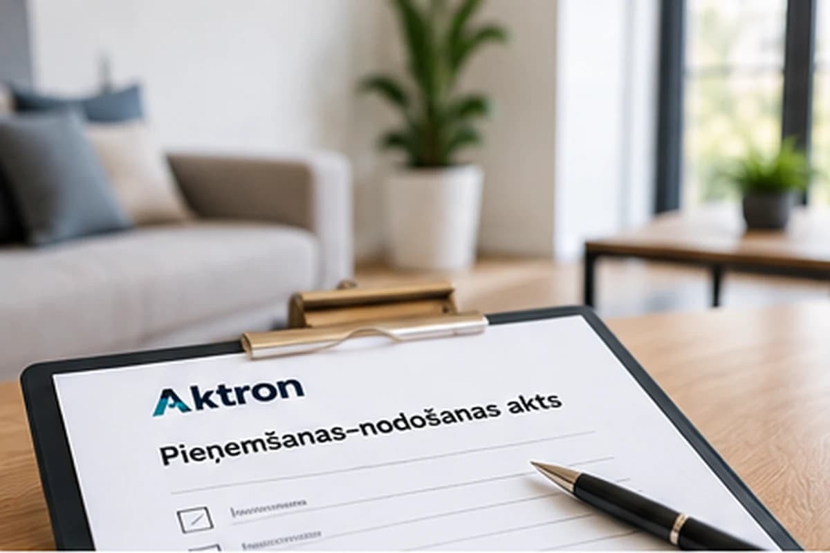 Dzīvokļa pieņemšanas–nodošanas akta sagatavošana