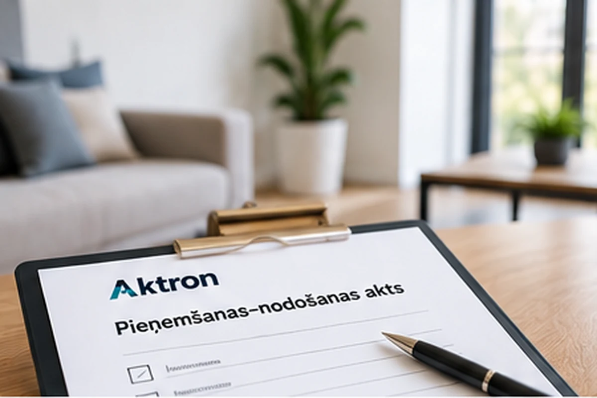 Dzīvokļa pieņemšanas–nodošanas akta sagatavošana